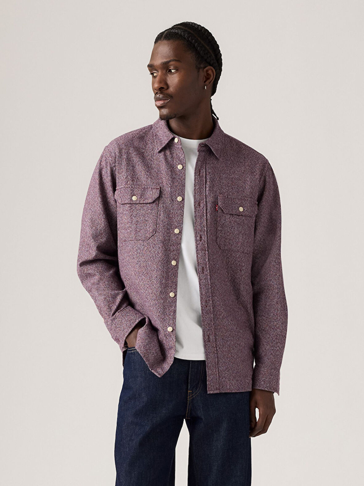 ERKEK BORDO GÖMLEK 19573-0271