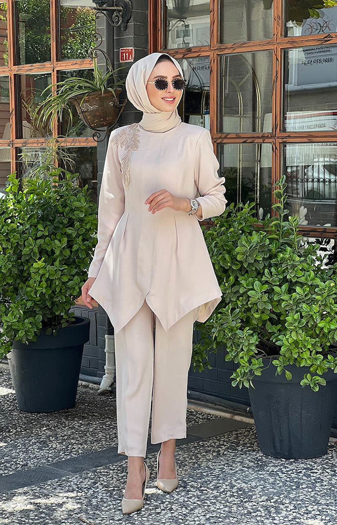 QUPRA Pantalon Takım QAY62133 Bej