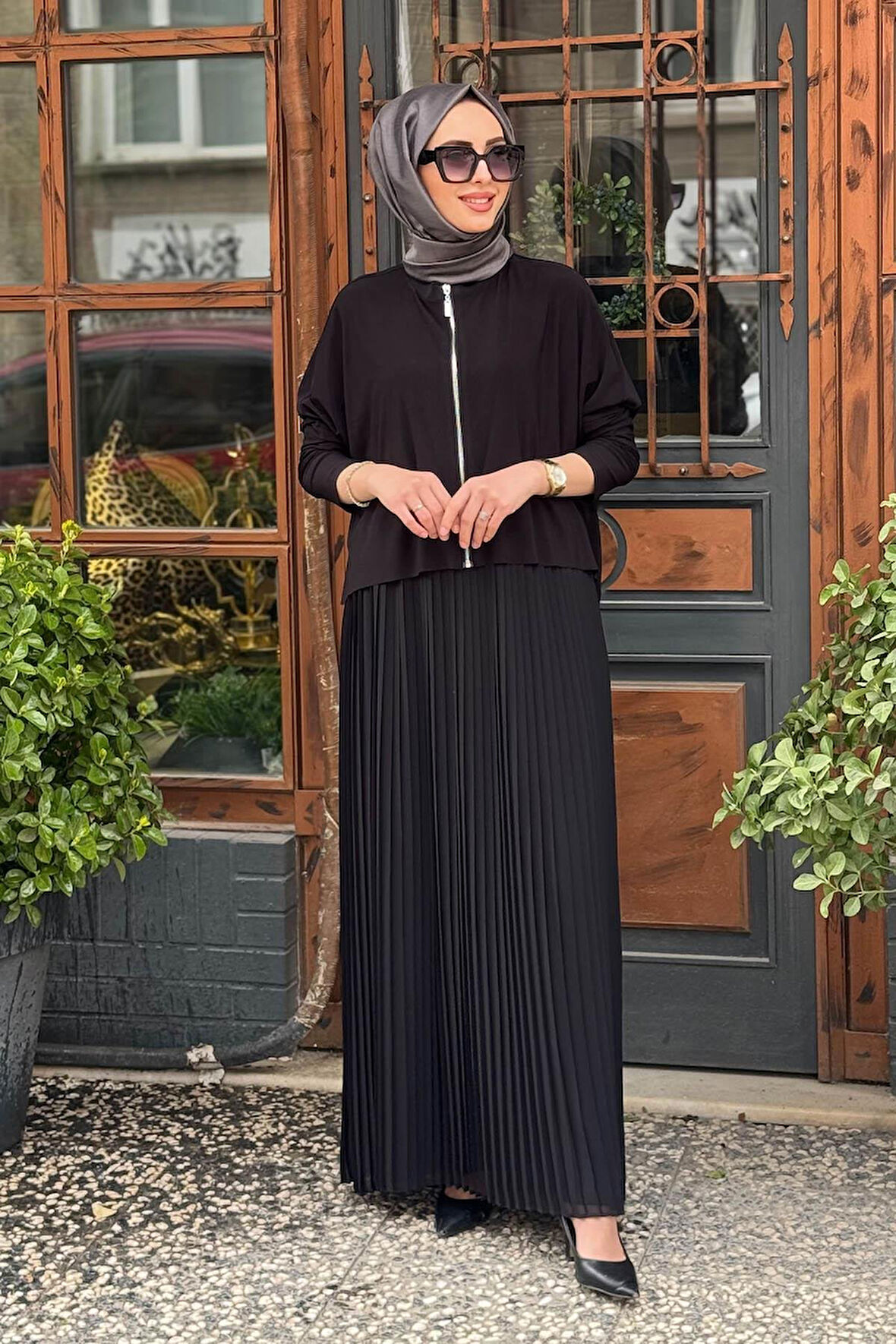 Nurcan Çetin Elbise 25132 Siyah