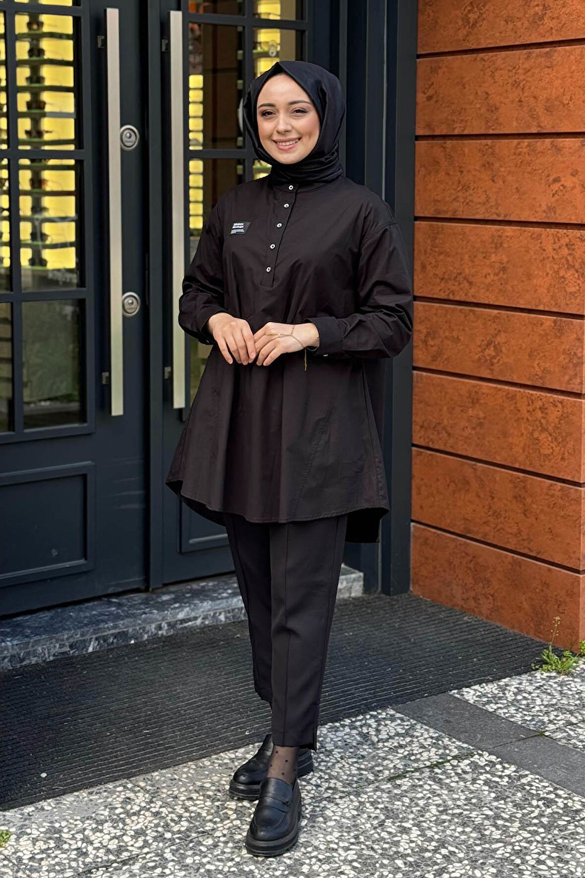 Nurcan Çetin Tunik 25218 Siyah