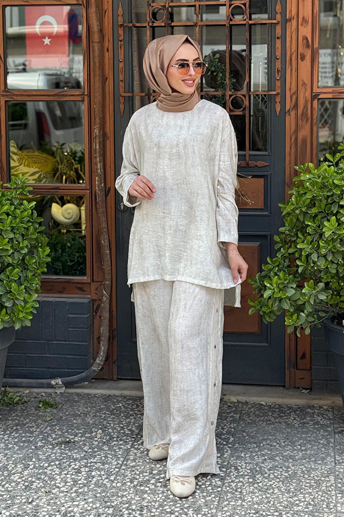 ceremony Pantolonlu Takım S-5965 Bej