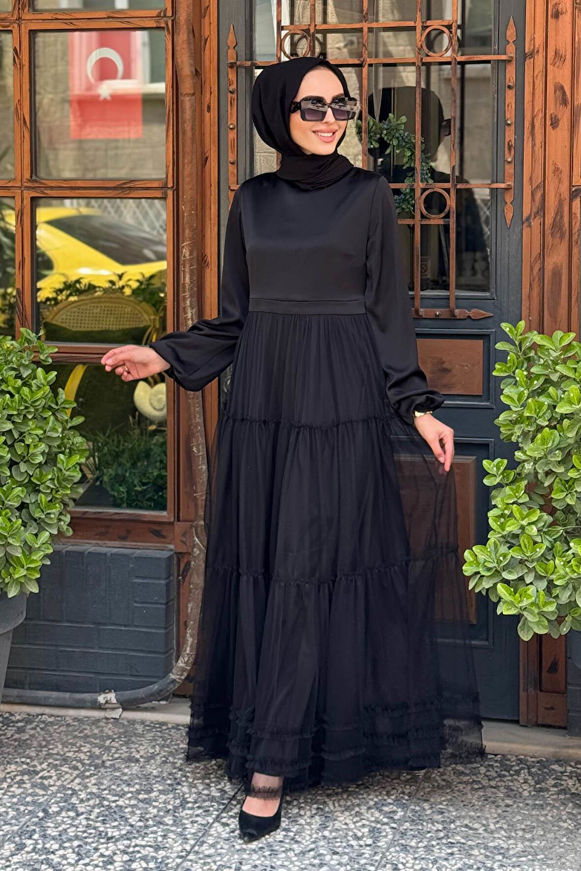 Nurcan Çetin Elbise 10159 Siyah