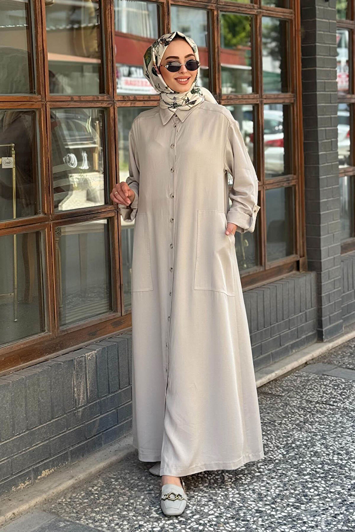 Nurcan Çetin Elbise 25150 Taş