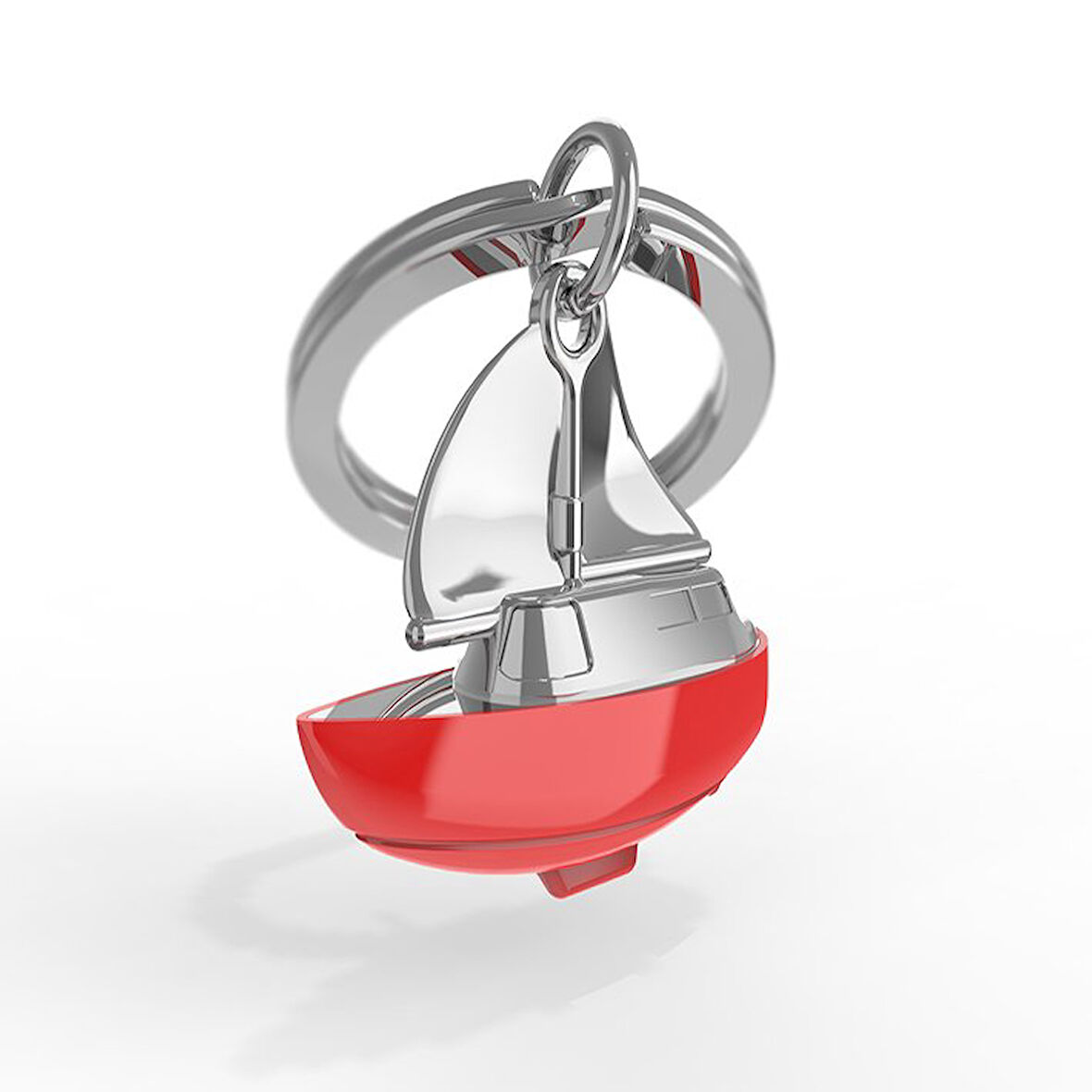 Metalmorphose Yelkenli Tekne Anahtarlık