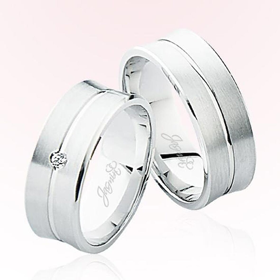 Beyaz Altın Alyans 5406