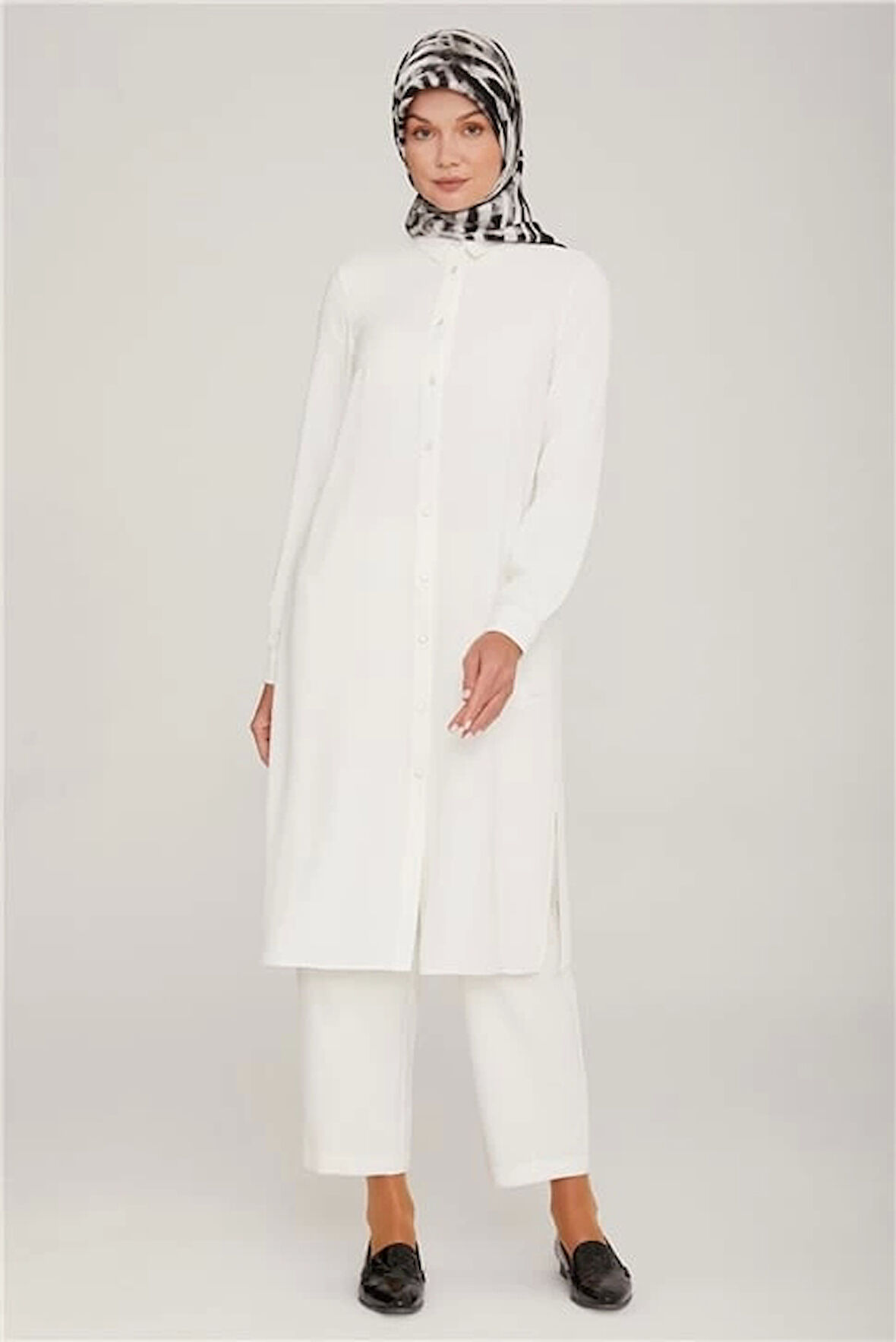 Armine Tunik 22Kh411 Optik Beyaz