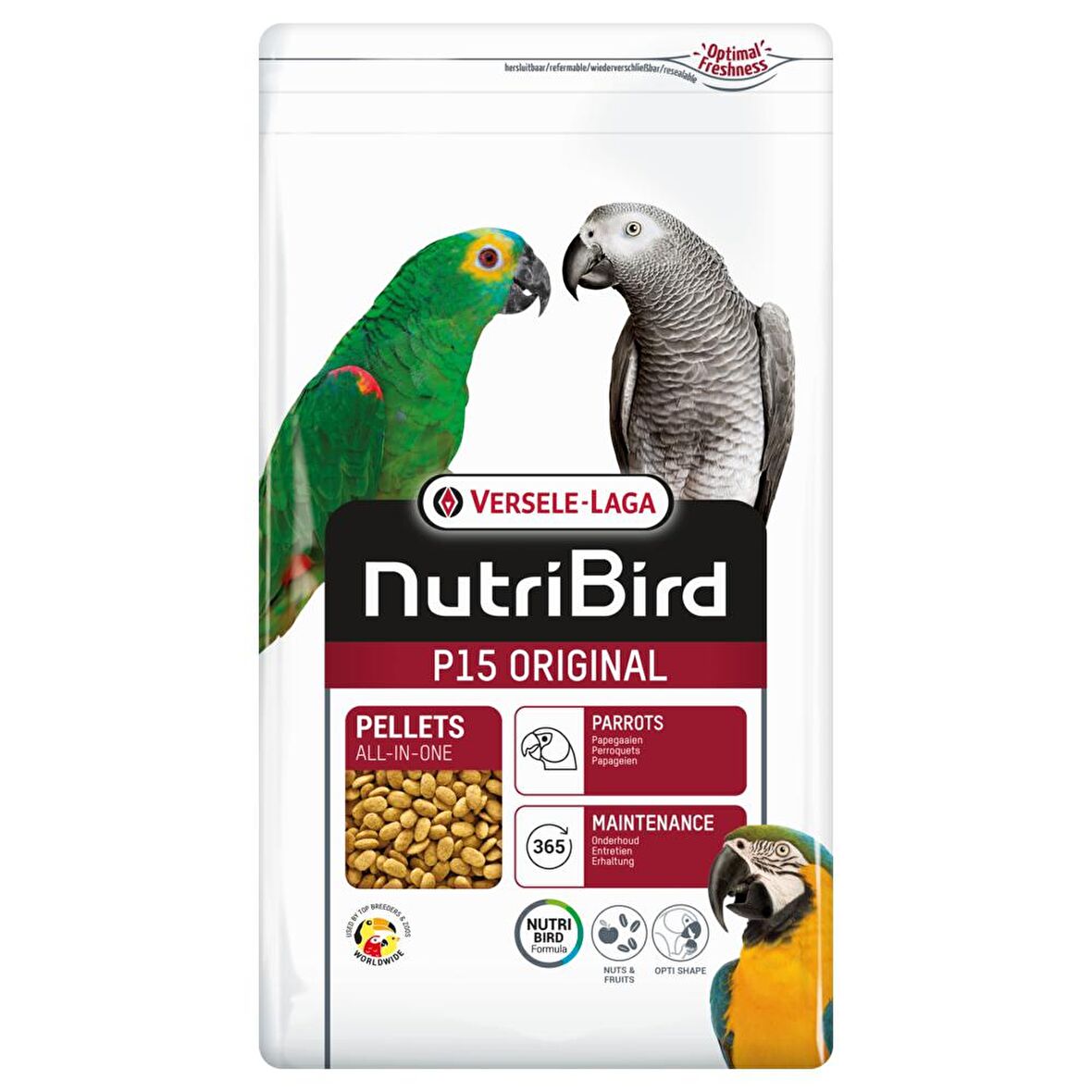 Versele Laga Nutribird P15 Original Sade 1 Kg Papağan Yemi 