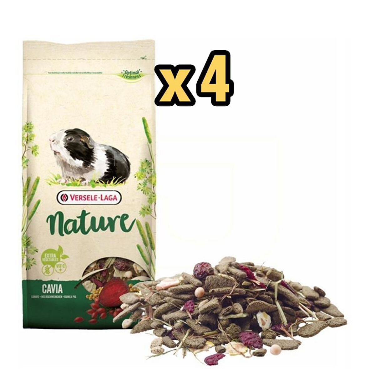 Versele Laga Nature Cavia Gine Pig Yemi 700 gr X 4 Adet