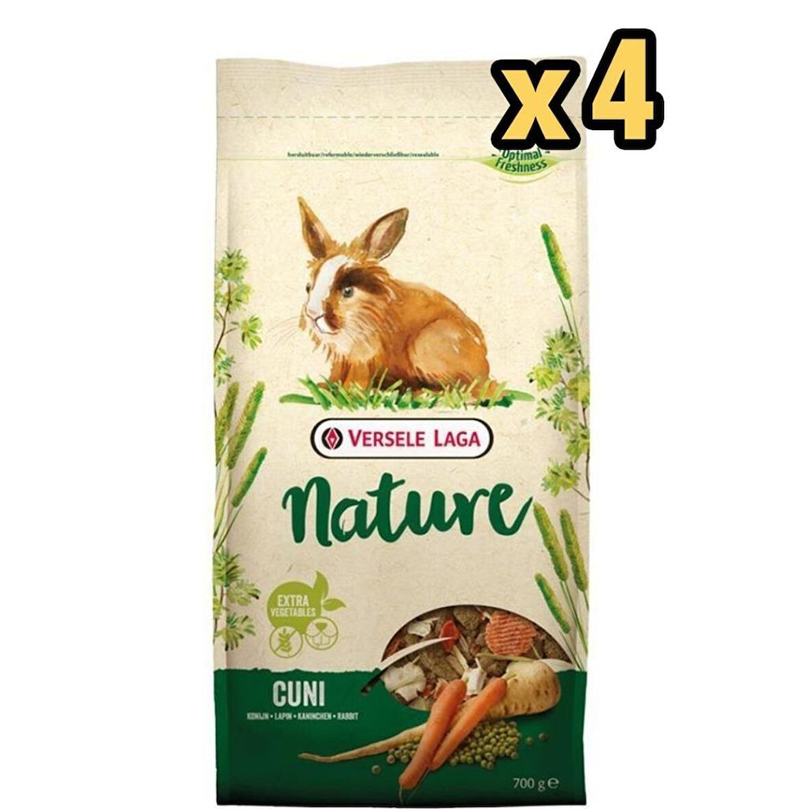Versele Laga Nature Cuni Tavşan Yemi 700gr X 4 Adet