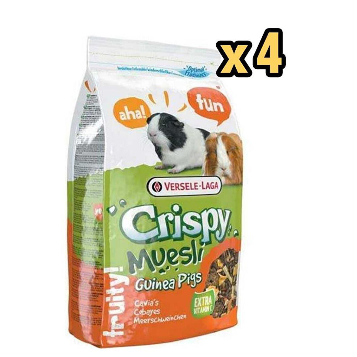 Versele Laga Crispy Muesli Guinea Pig Yemi 1 Kg X 4 Adet