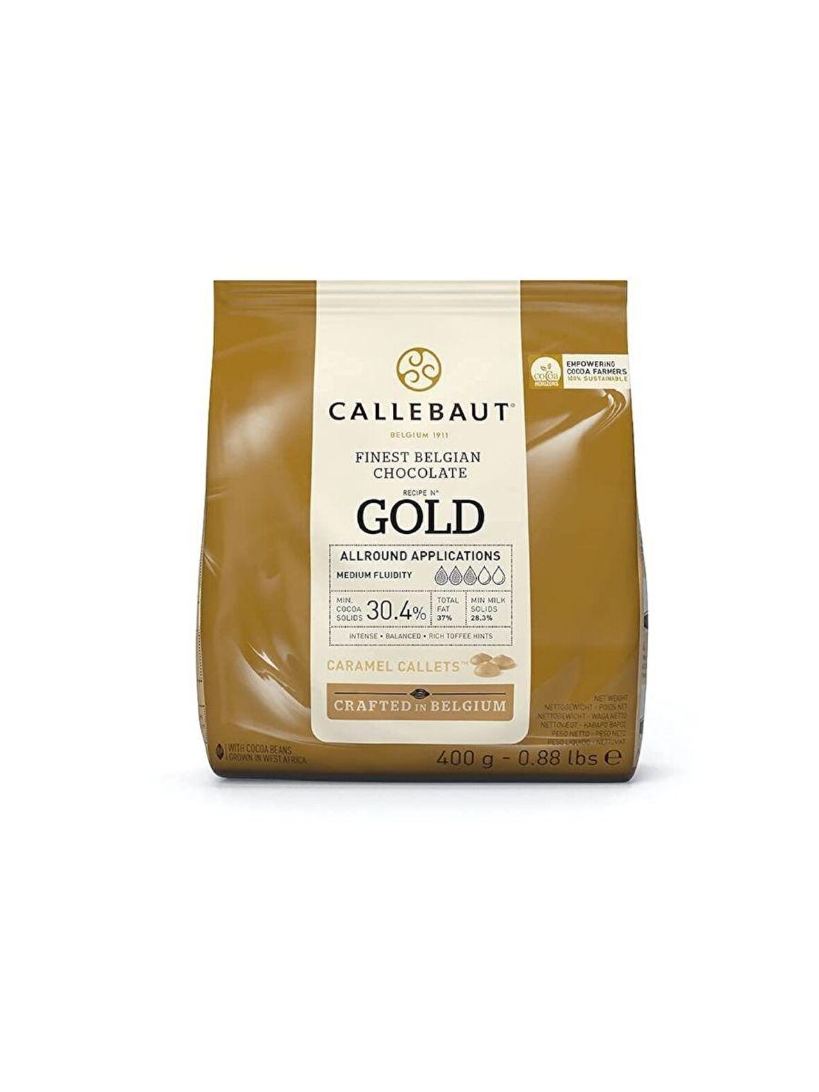 CALLEBAUT GOLD KARAMELLİ DAMLA ÇİKOLATA 400 GR