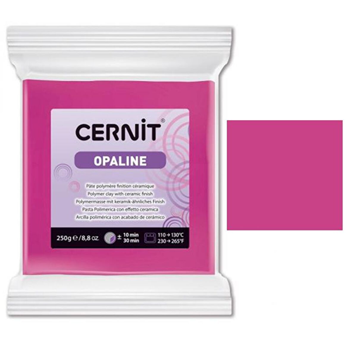 Cernit Opaline Polimer Kil 250g 460 Magenta