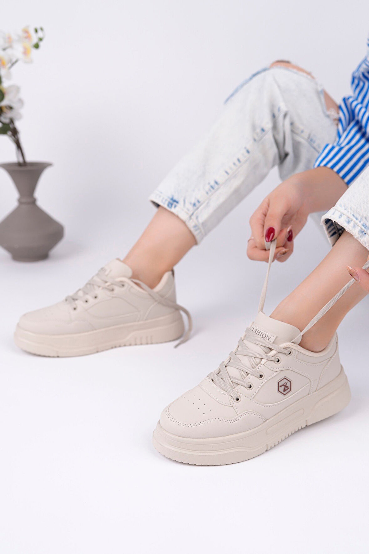 2021 Ortopedi Sararmaz Taban Sneaker Ayakkabı