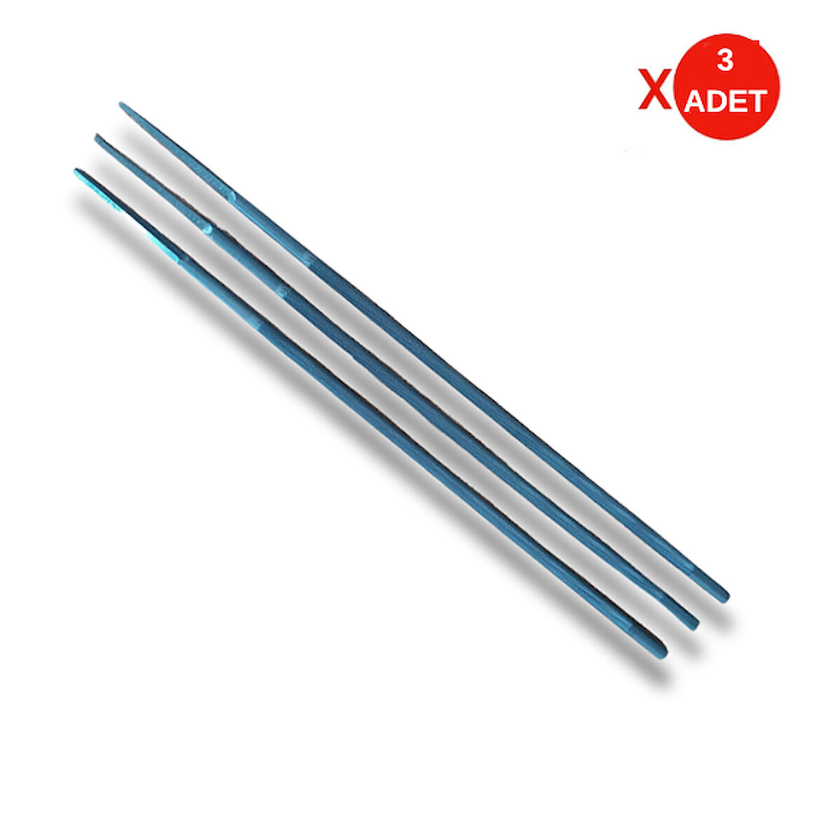 Eğe Iridium 1/8'' (3.2 mm) | 3 Adet Zincir Bileme Eğesi – Orijinal İtalyan Malı