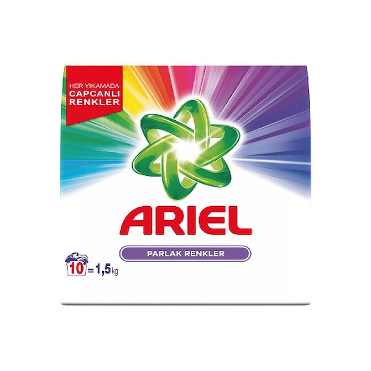 Ariel Matik 1,5 Kg. Parlak Renkler ( toz deterjan ) (24'lü)
