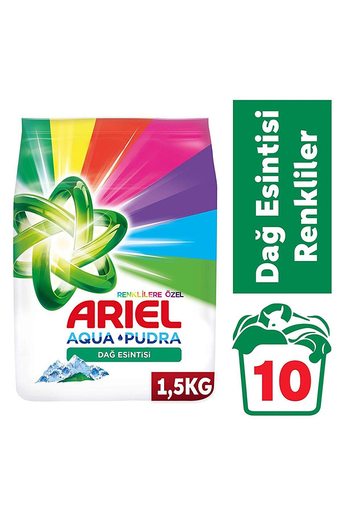 Ariel Parfümlü Renkliler İçin Toz Çamaşır Deterjanı 1.5 kg 10 Yıkama