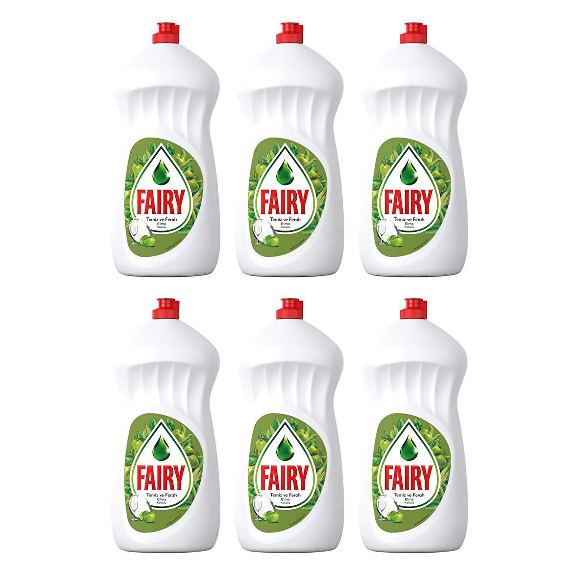 Fairy Elma Kokulu Sıvı Bulaşık Deterjanı 6 X 650 Ml