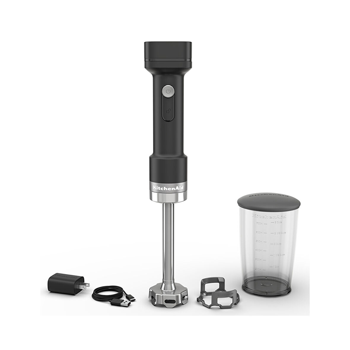 KitchenAid Go 5KHBRV05BM Aksesuarlı El Blenderı Bataryasız Siyah