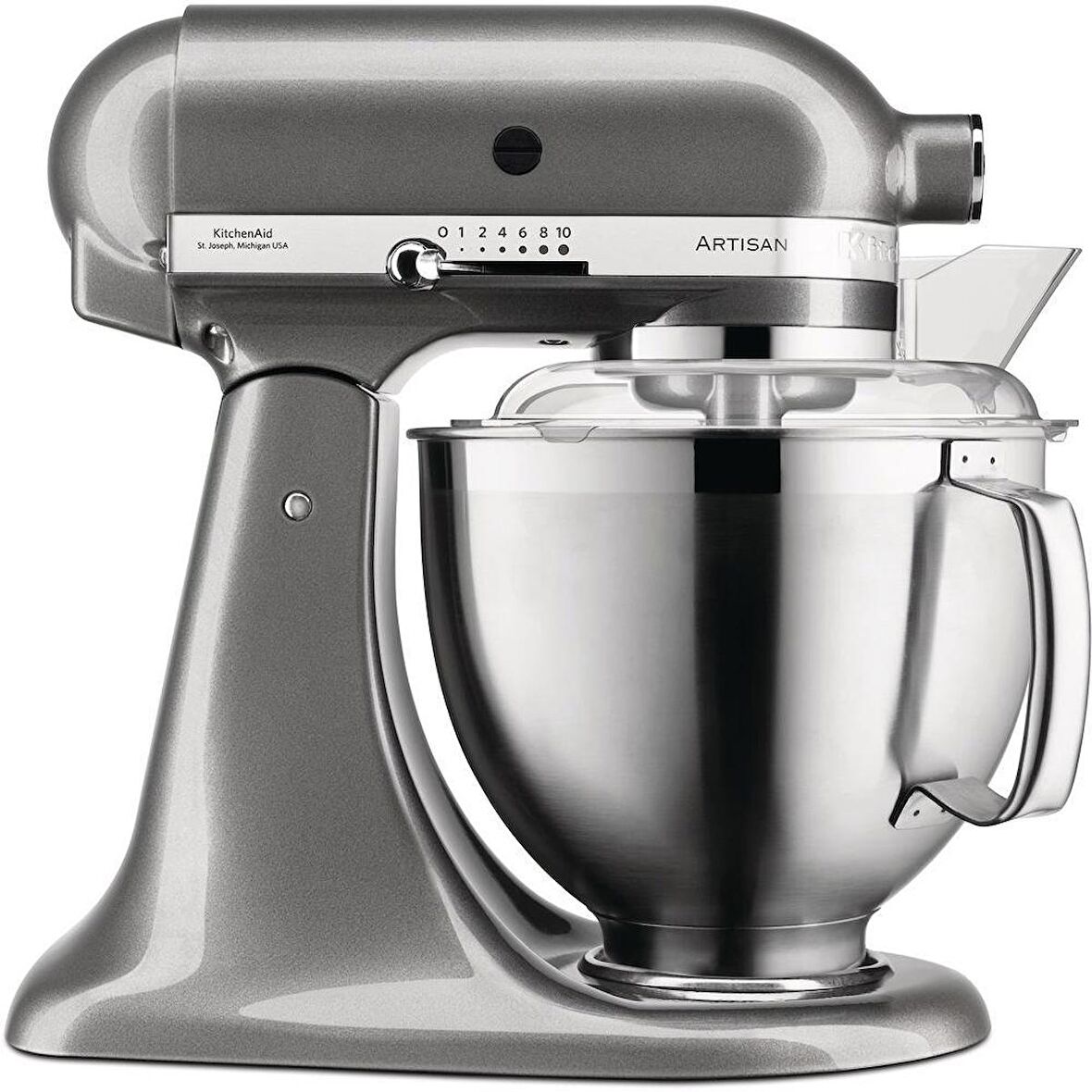 KitchenAid Artisan 5KSM185PSEMS Medallion Silver 4.8 Litre Mutfak Şefi