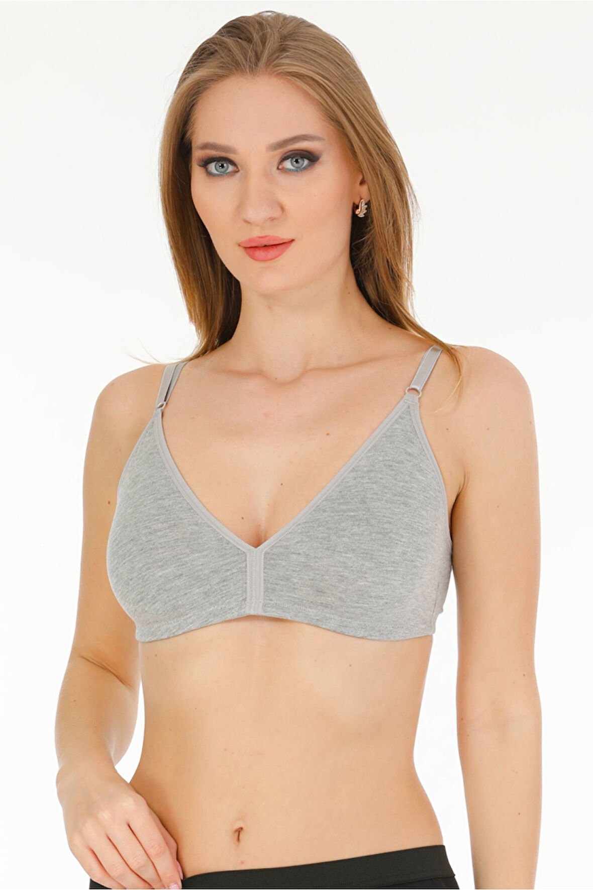 Pl Penye Toparlayıcı Sütyen Gri