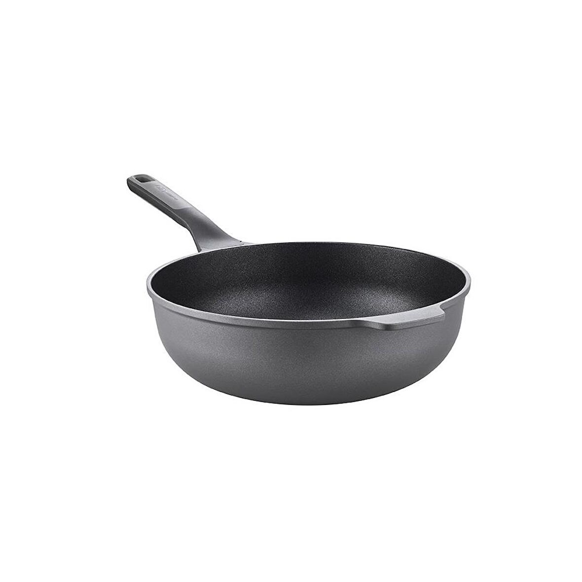 BergHOFF LEO STONE Yapışmaz Alüminyum Döküm Wok Tava 30 cm