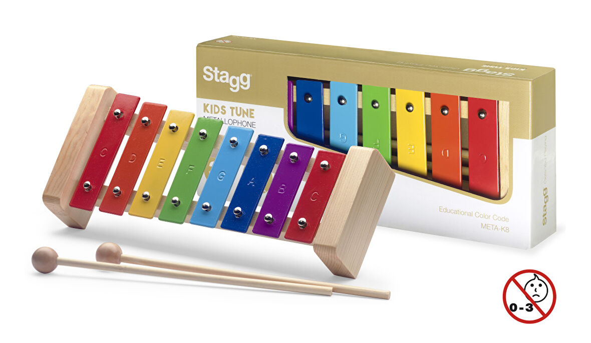 STAGG 8 TUŞ METALOFON K8RB