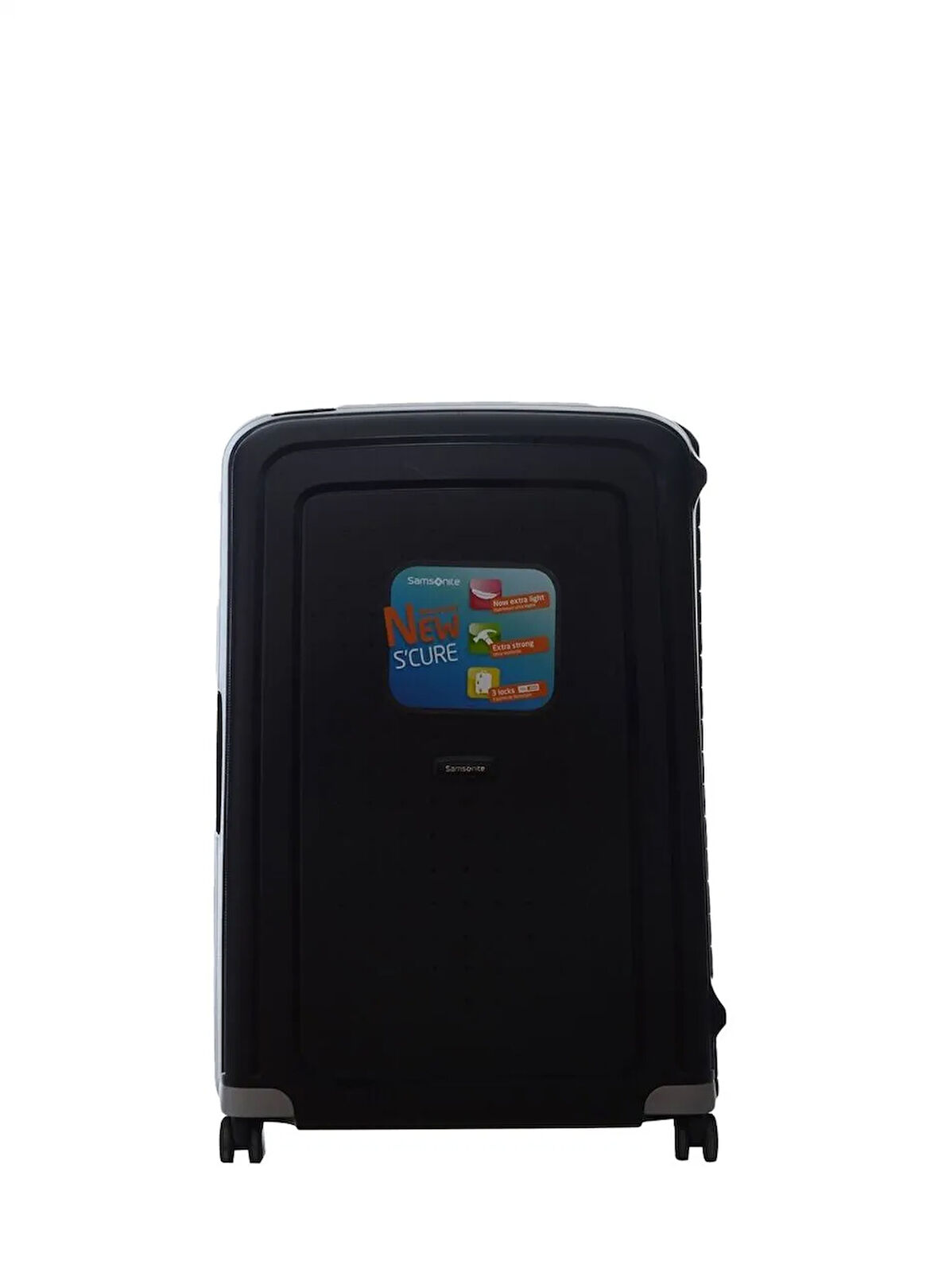 Samsonite Siyah Çekçekli Kumaş Valiz S'CURE 10U 09002