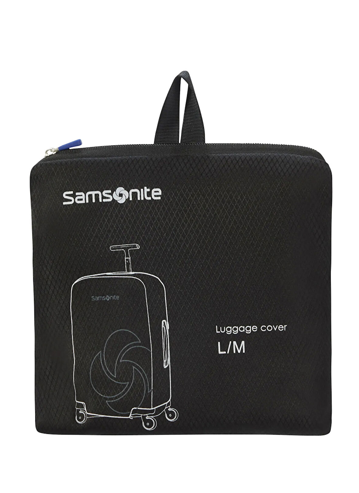 Samsonite Siyah Valiz Kılıfı GLOBAL TA-FOLDABLE LUG.COVER L/M