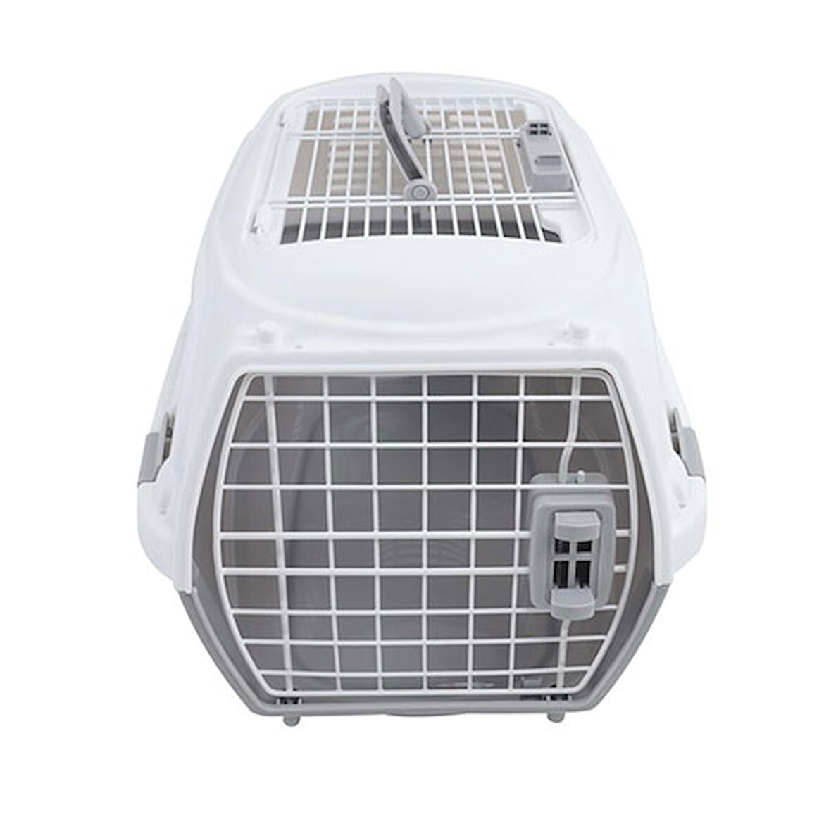M-Pets Giro Carrier Kedi ve Köpek Taşıma Çantası Bej Beyaz 51,6x32,7x29,6 Cm 