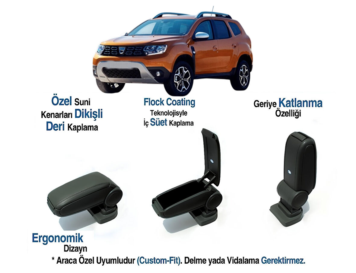 DUSTER  ARACA ÖZEL KOL DAYAMA VİDASIZ KOLÇAK 2018 2019 2020 2021 2022 2023 2024
