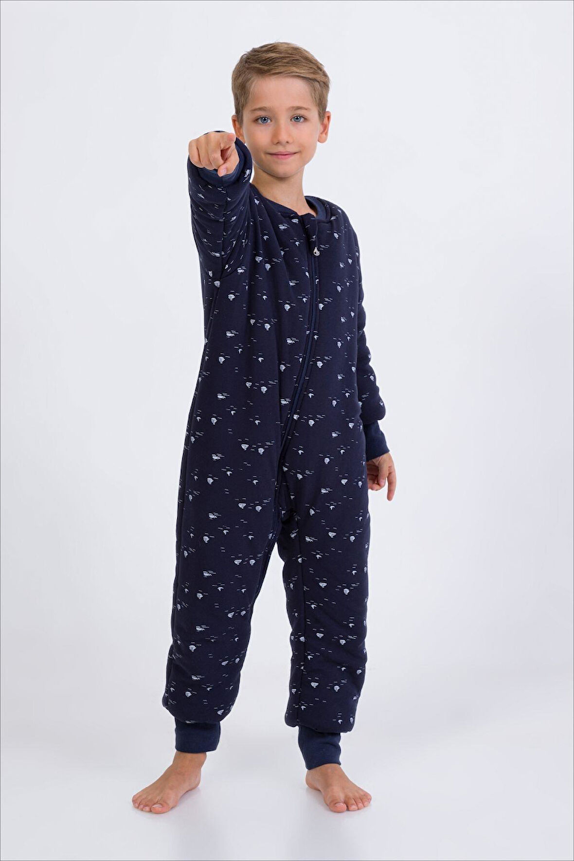 Erkek Çocuk Uyku Tulumu Kalın Elyaf Dolgulu Premium Kalite 2.5 Tog 
