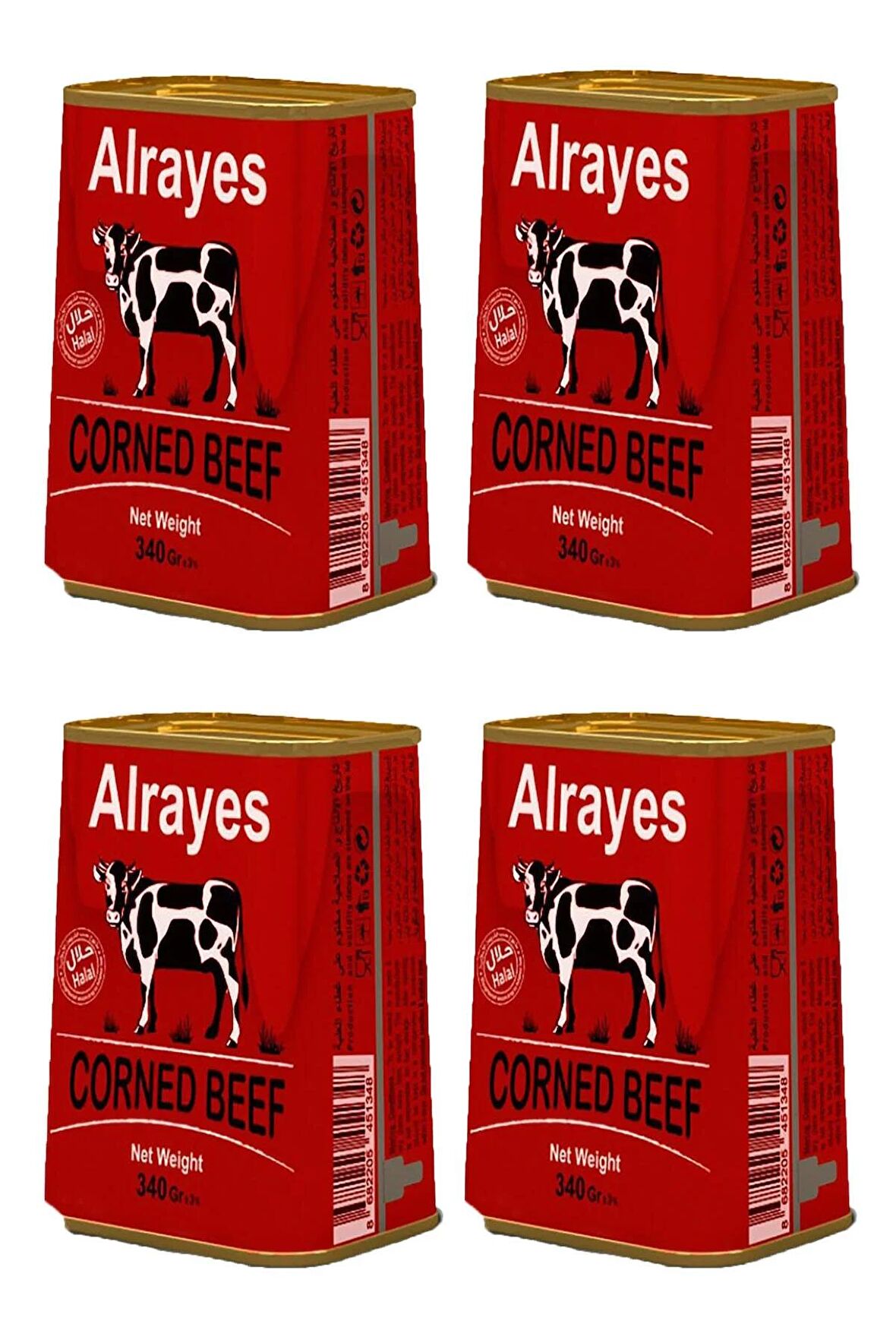 Rayes Corned Beef 4 x 340 G