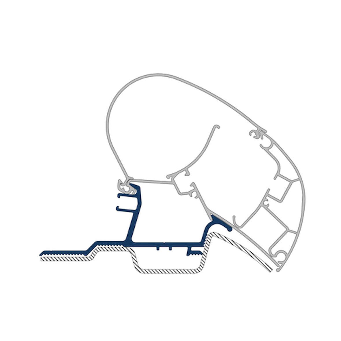 Dometic Tente Sprinter Crafter 4,50 Montaj Kiti PR2000/2500 İçin