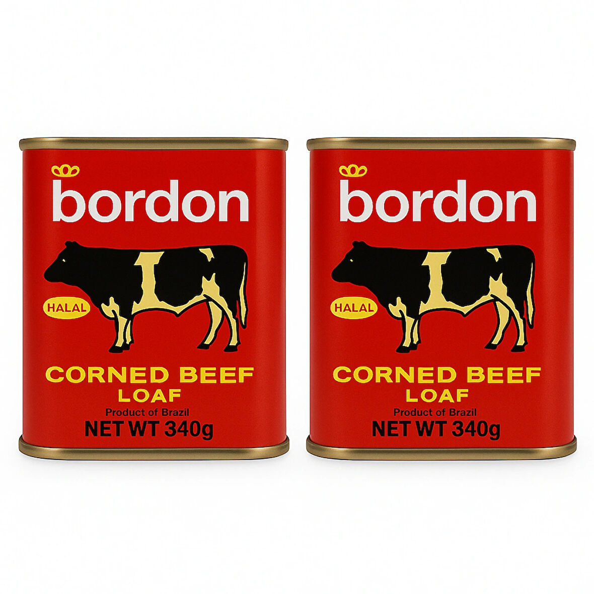 BORDON CORNED BEEF LOAF 340 GR X2 ADET