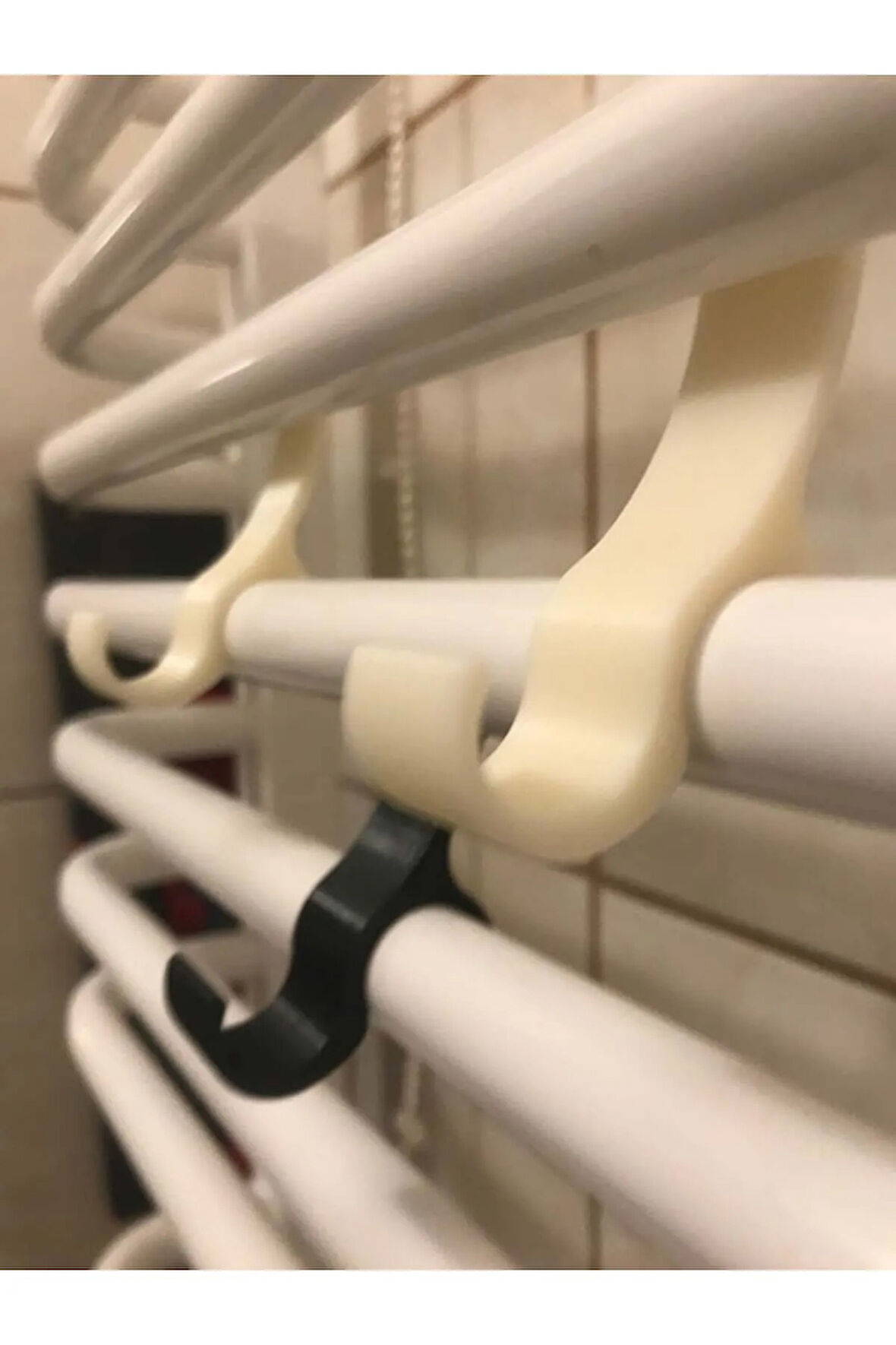 4 Adet Havlupan ve Petek Uyumlu Banyo Askısı