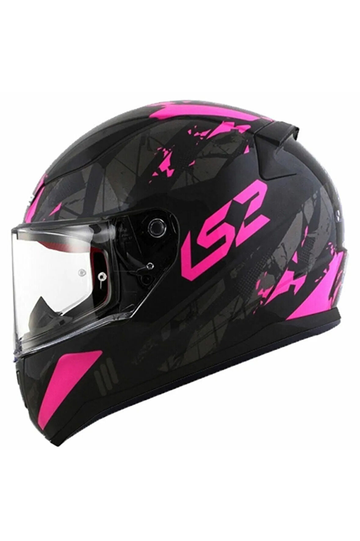 Rapıd Palımnesıs Mat Siyah-pembe Motosiklet Kaski