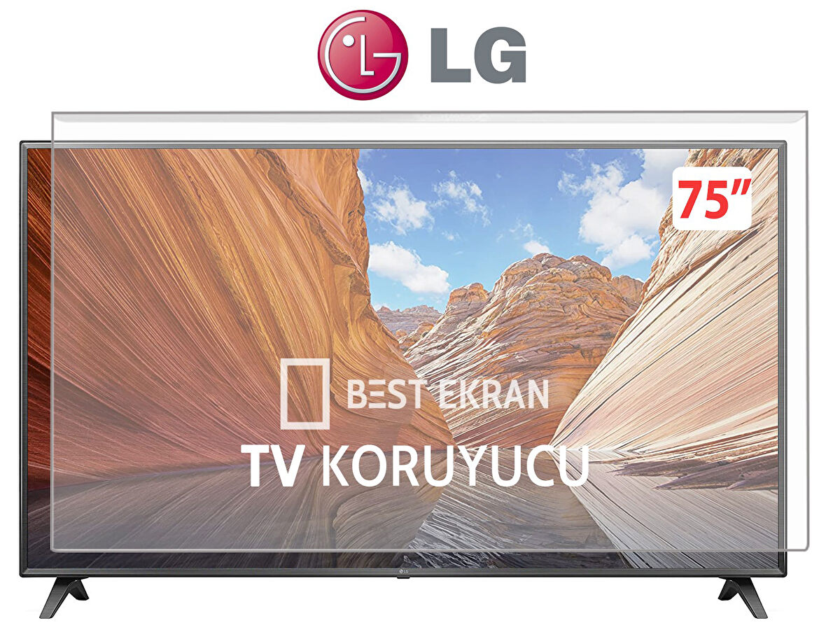 LG 75QNED70A6A TV EKRAN KORUYUCU - LG 75" inç 190cm TV Koruyucu
