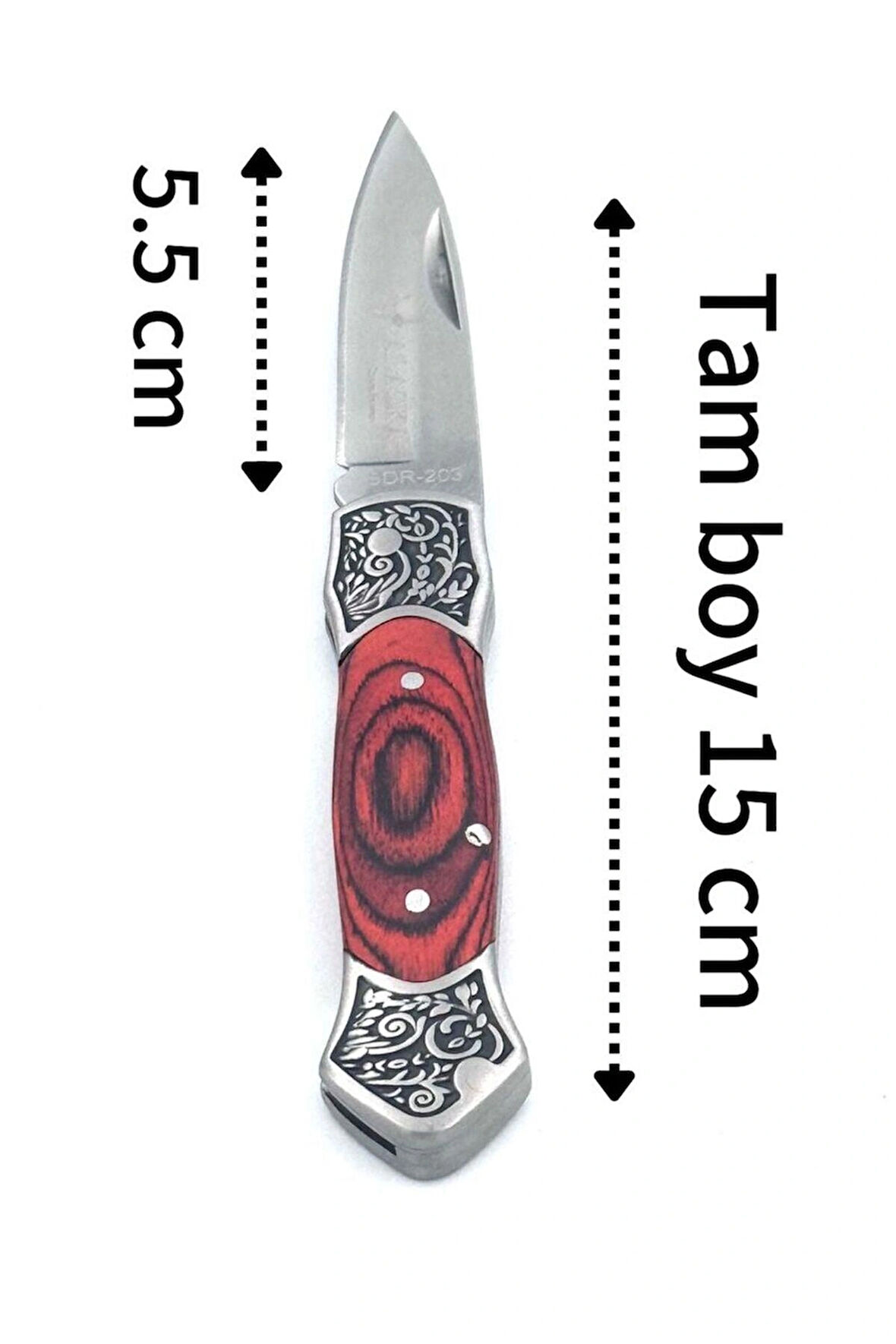 MİNİ GRAVÜRLÜ ALASKA  ÇAKI  BEZ KILIF