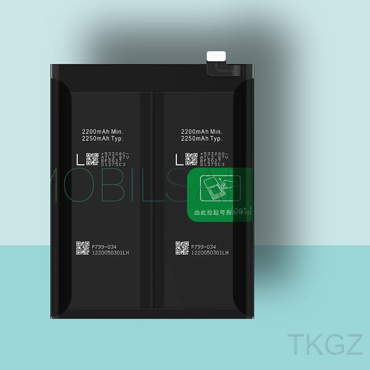 Tkgz - OPPO REALME 7 PRO - BLP-799 - Batarya Pil Orijinal Sıfır