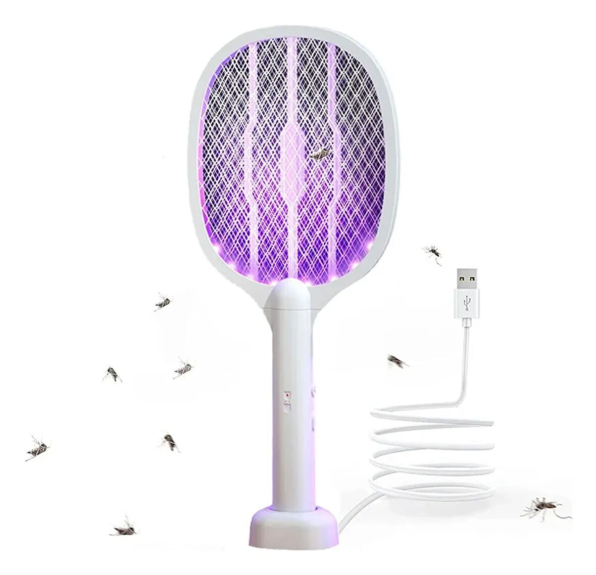 2-In-1 Elektrikli Anti-Sivrisinek Kovucu Mor Işıklı Lamba