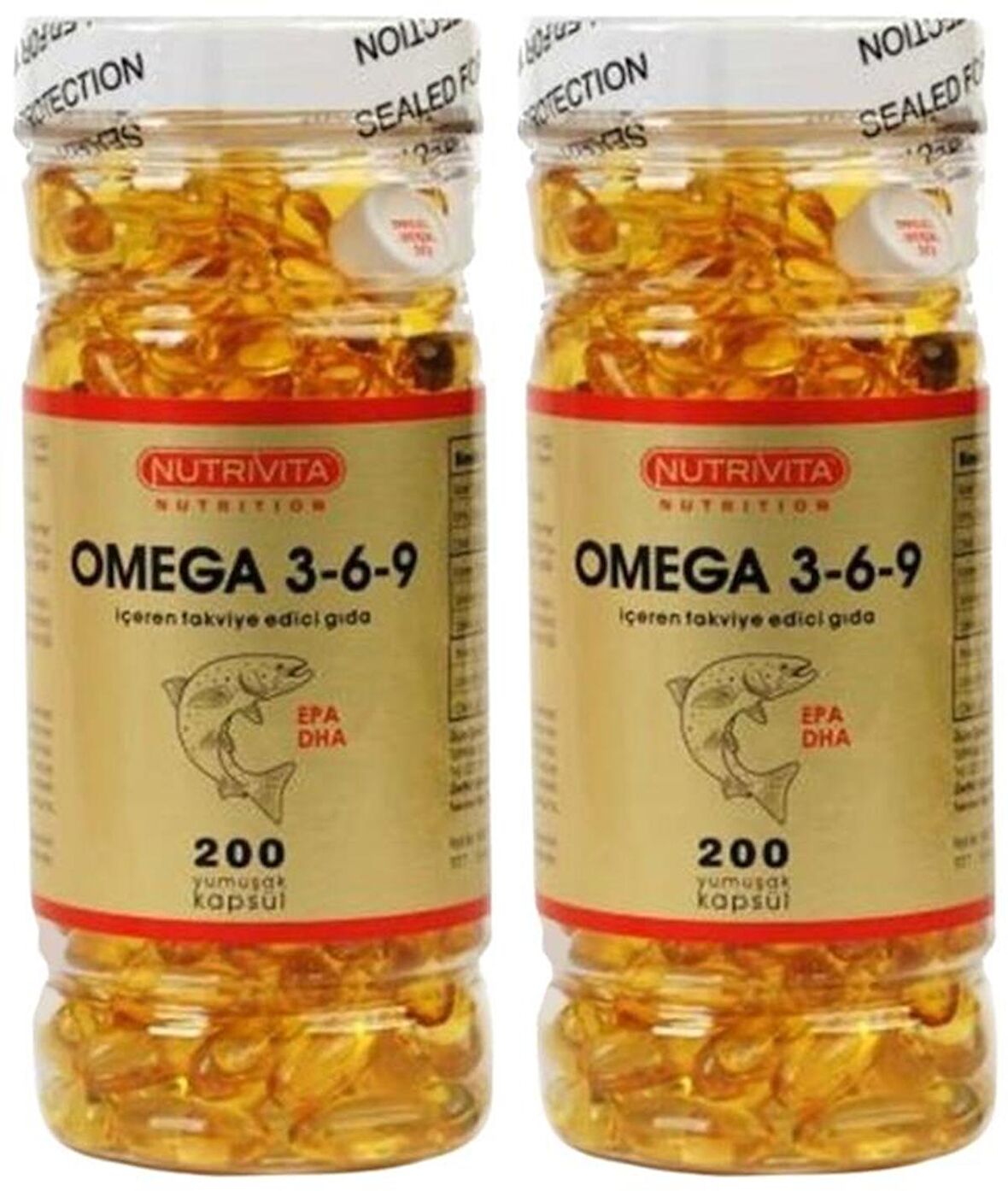 Omega 3-6-9 Balık Yağı 2x200 Kapsül