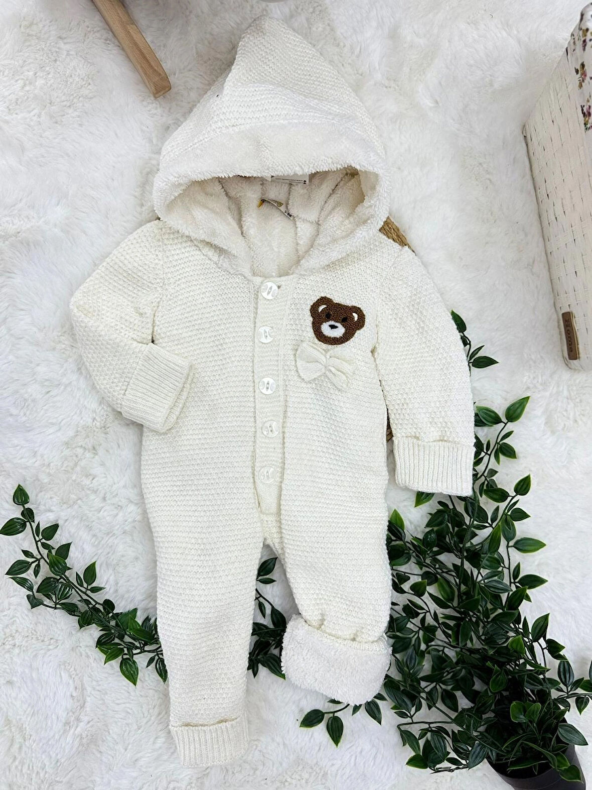 UNİSEX MODEL BEBEK ASTRONOT TULUM İÇ KISMI POLAR 