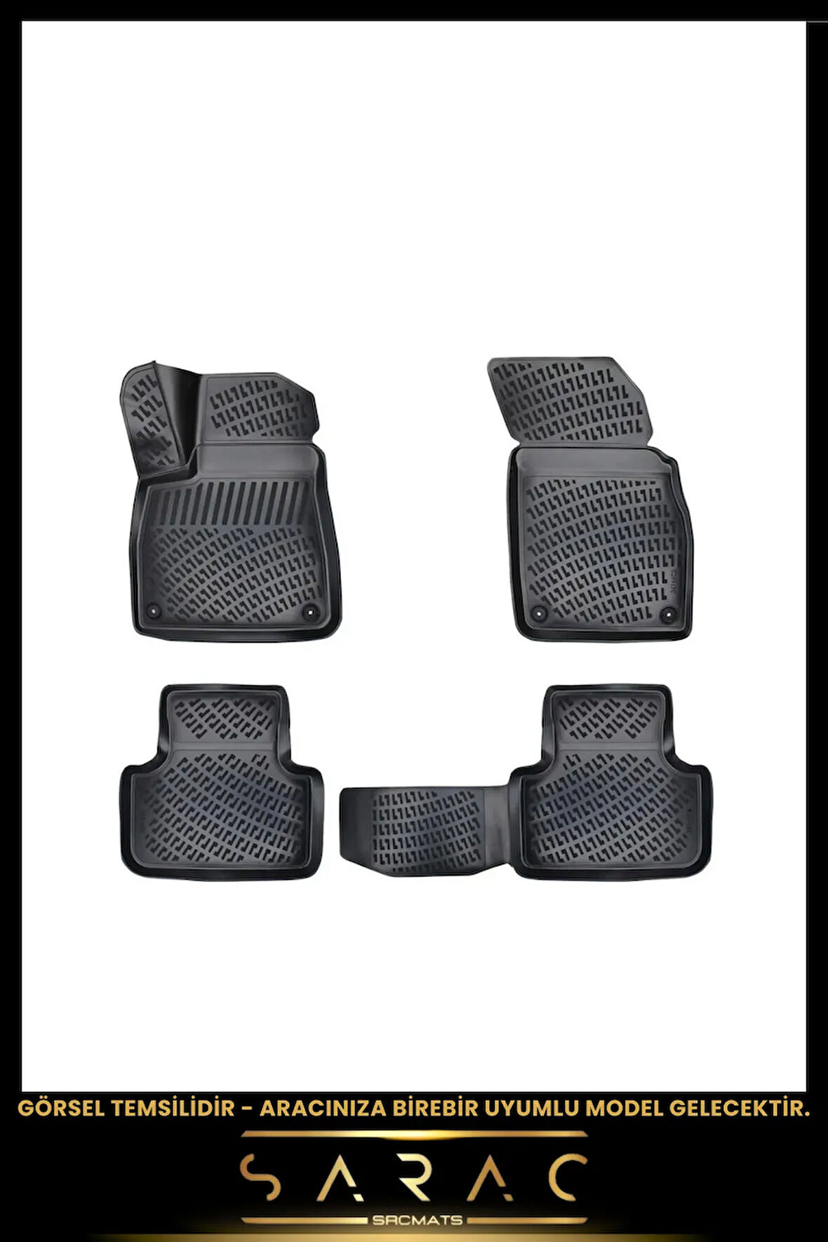 Toyota Corolla Cross 2024 Model Araca Özel 3d Havuzlu Paspas Uyumlu