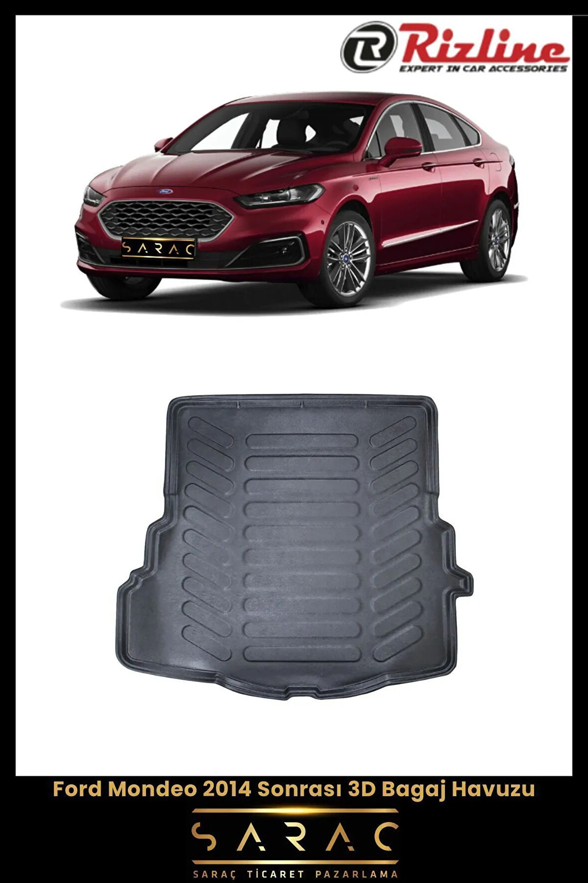 Rizline Ford Mondeo 2016 Model 3D Bagaj Havuzu