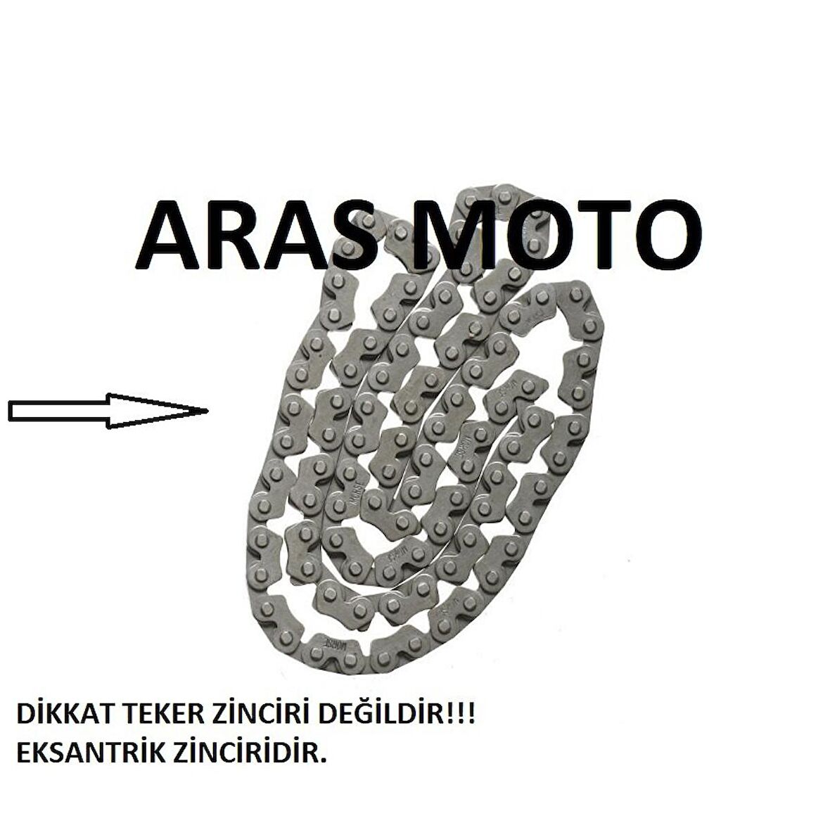 Bajaj Pulsar Ns 200-Rs 200 Egsantrik Zinciri Oem.Tüm Yıllara Uyumlu-Arasmoto