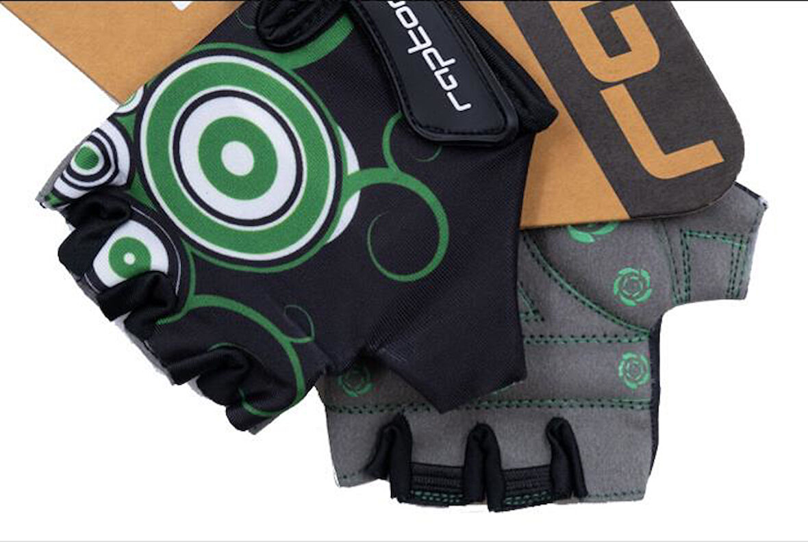 Bike Sky RAPTOR - Çocuk Eldiveni - Silikon Jelli - Yeşil S beden 