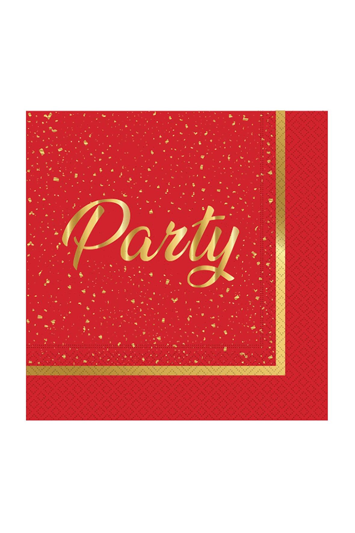 PARTY KIRMIZI PEÇETE 20'Lİ