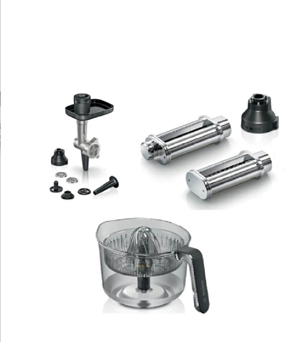 Bosch Mums6zs00 Serie 6 Mutfak Makinesi Uyumlu Aksesuar Tamamlama Seti 3Lü