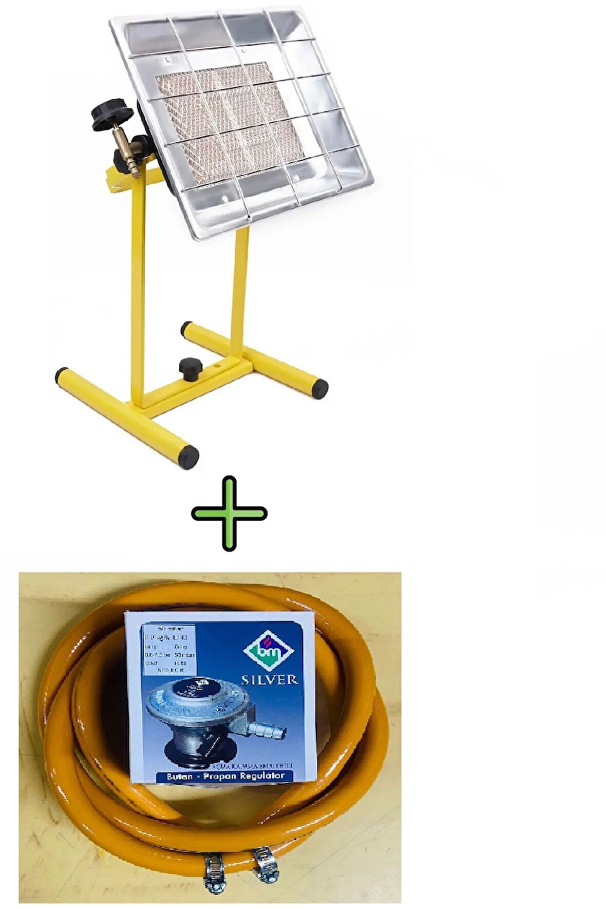 Tüplü Soba Portatif Aayaklı Çok Amaçlı Komple Set Dendantörlü Hortumlu Set