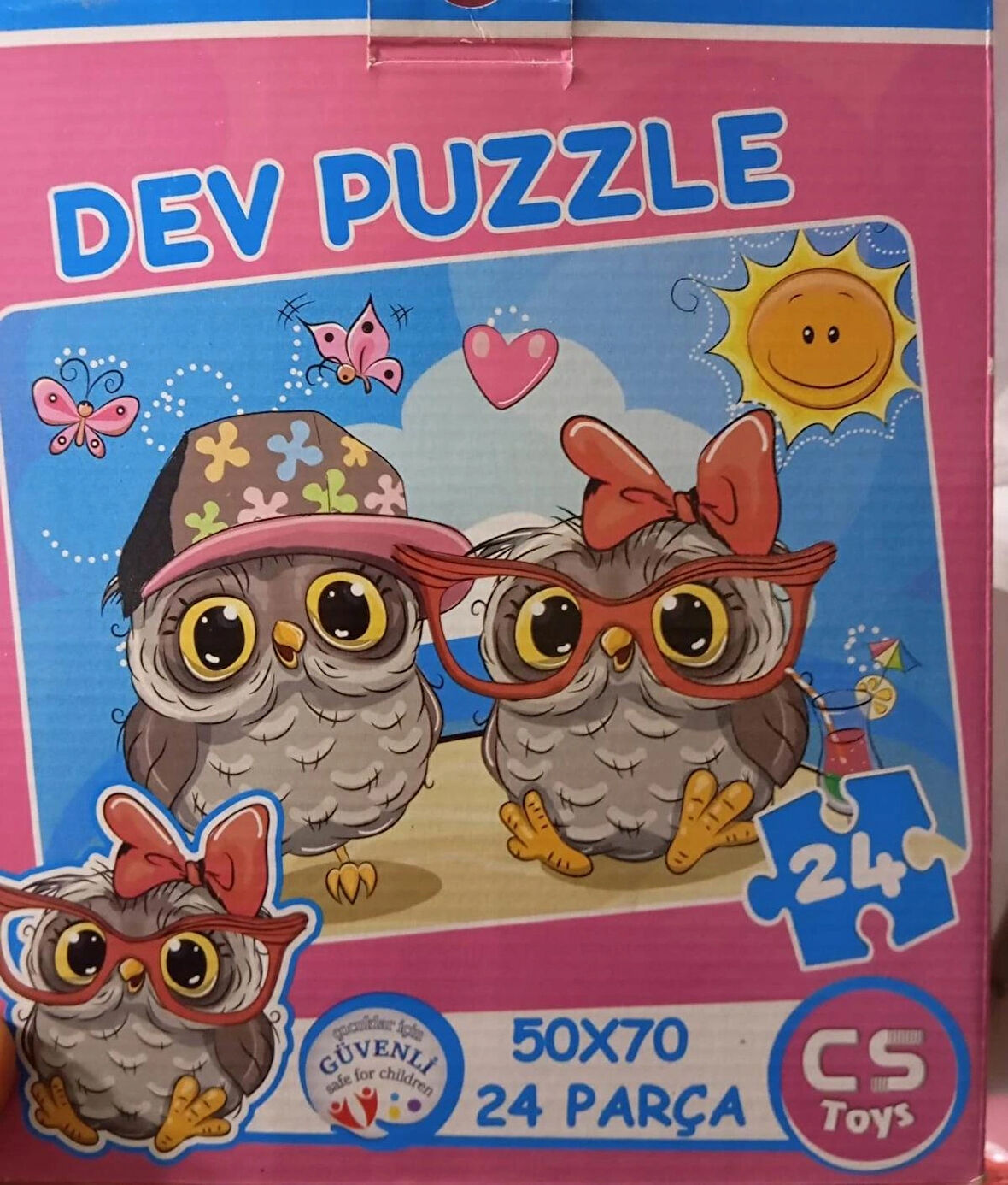 BAYKUŞ FİGÜRLÜ DEV PUZZLE 50X70 24 PARÇA